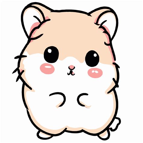 cartoon cute hamster